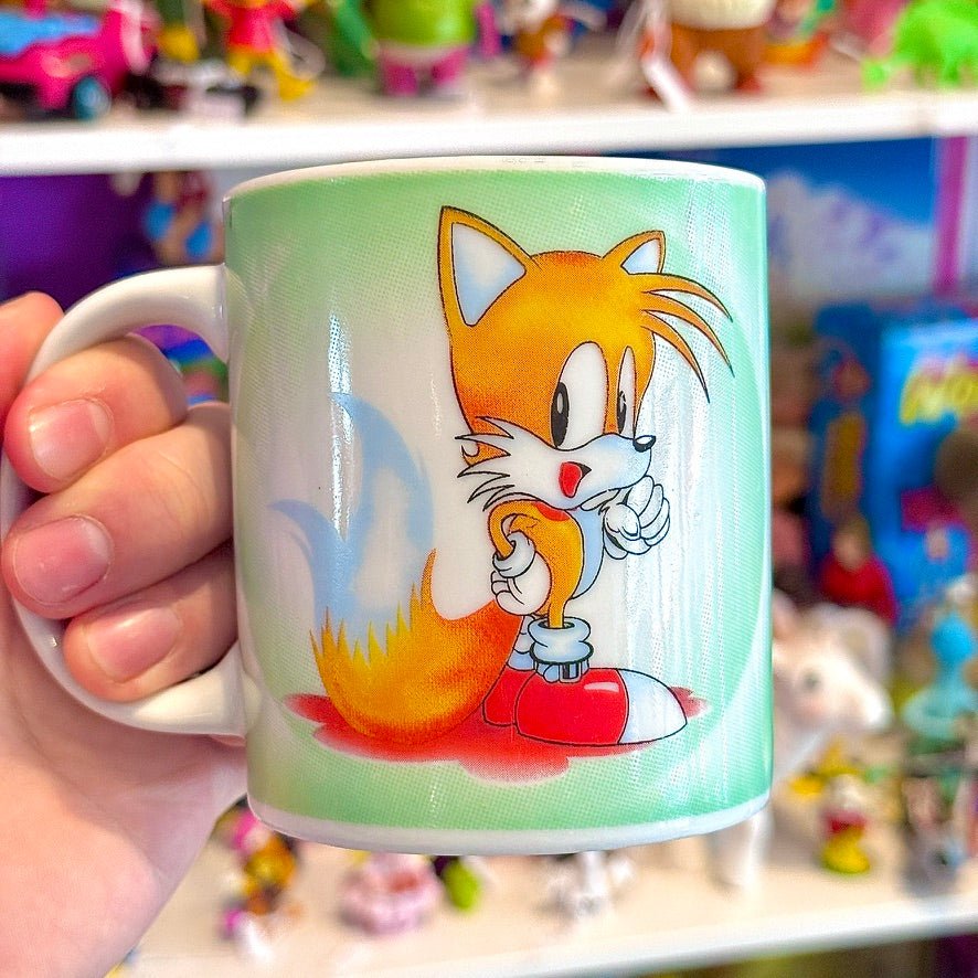Sonic The Hedgehog & Tails Ceramic Mug (Derun Ceramics LTD, 90s) - PopCultGang