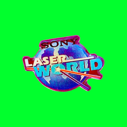 Sony Laser World Enamel Pin (90s) - PopCultGang