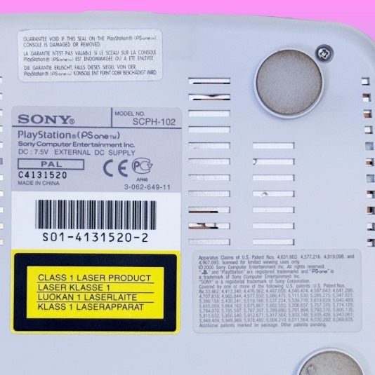 Sony Playstation One PsOne + Controller + Memory Card + manual - PopCultGang