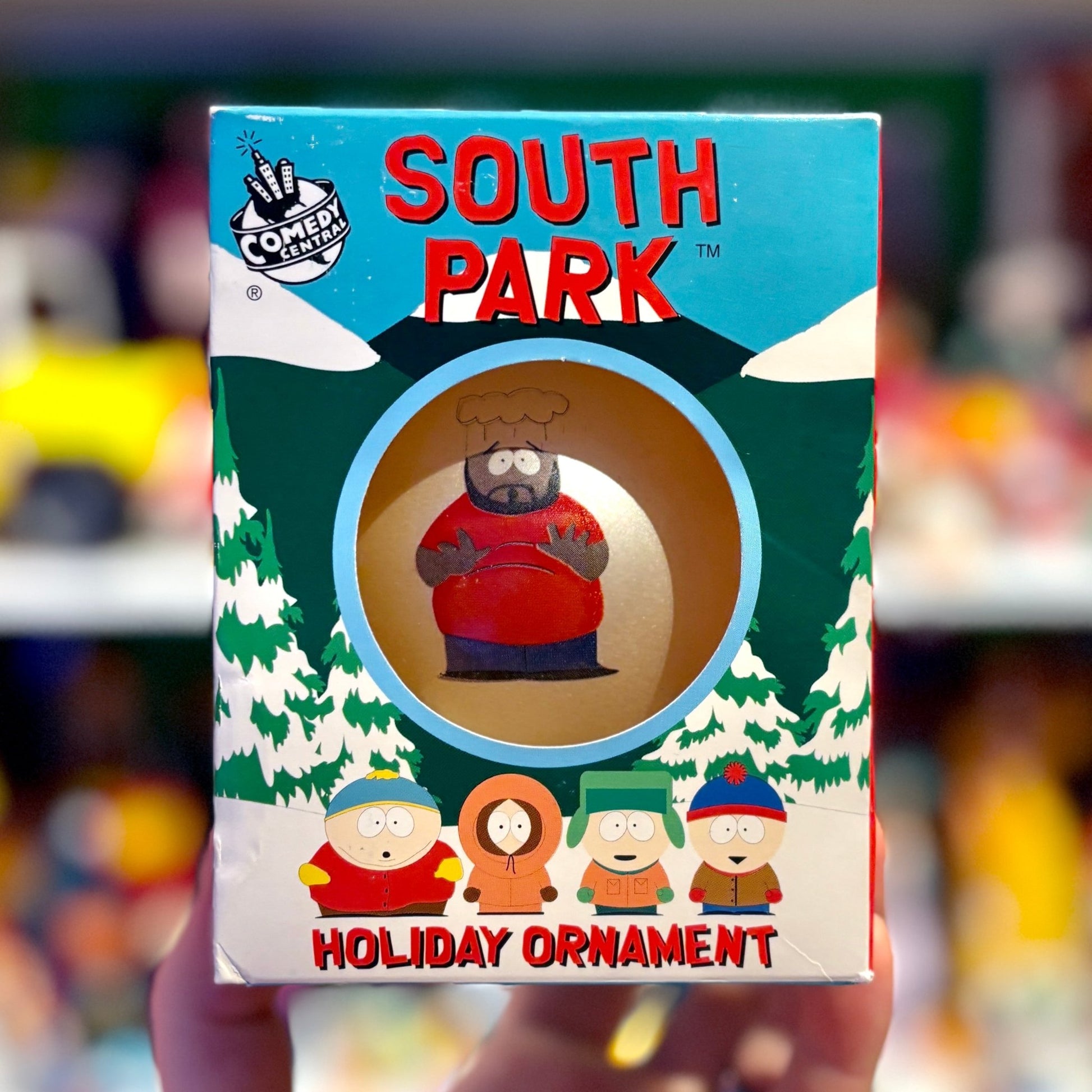 South Park: Chef Holiday Ornament (new in box, 1998) - PopCultGang