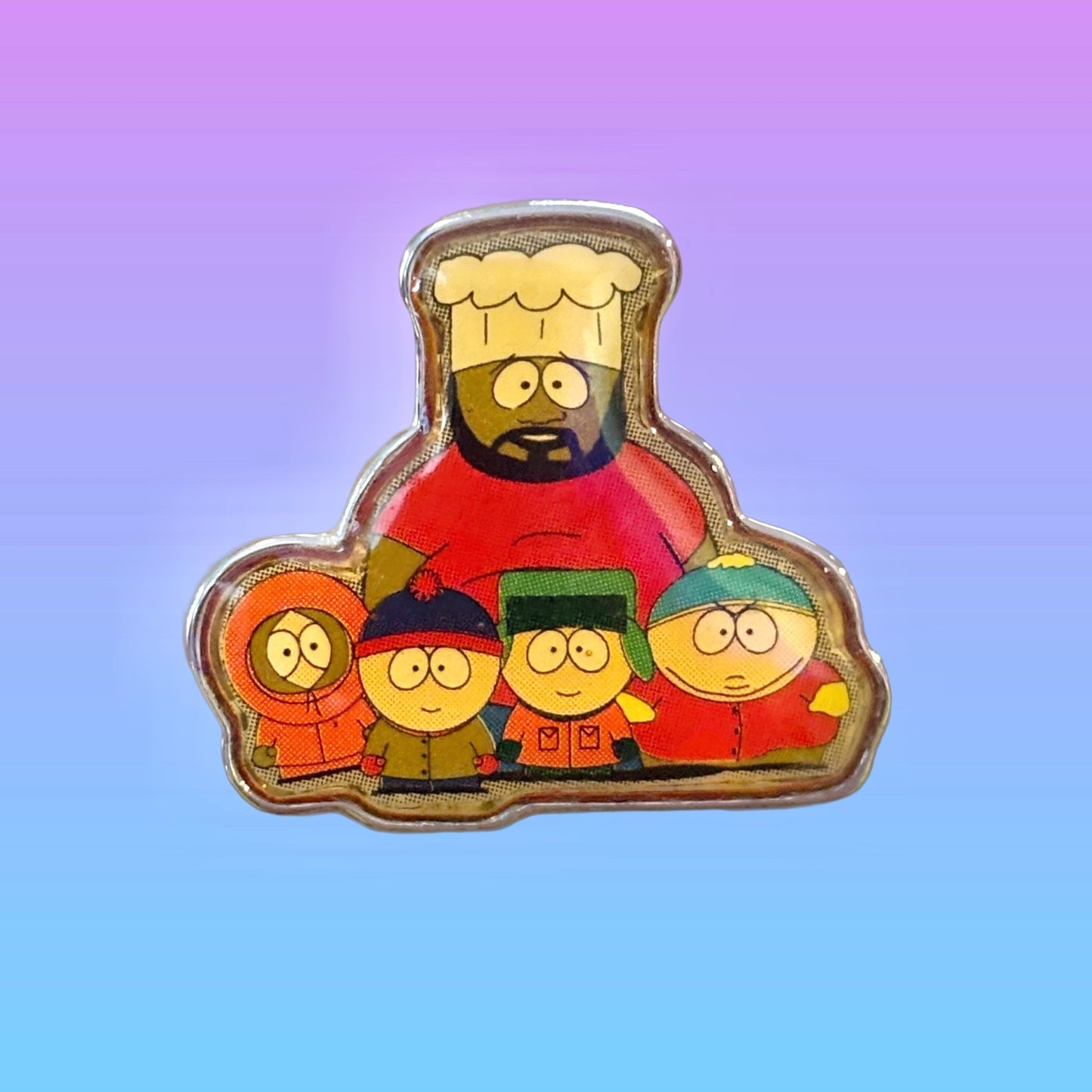 South Park: Chef, Kenny, Stan, Cartman Pin (Comedy Central, 1998) - PopCultGang