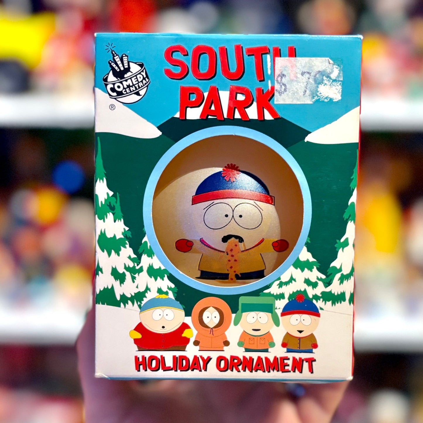 South Park: Stan Throwing Up Holiday Ornament (new in box, 1998) - PopCultGang