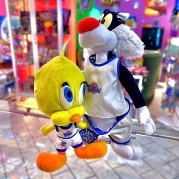 Space Jam: Tweety & Sylvester Basketball Combo Plush (1996) - PopCultGang