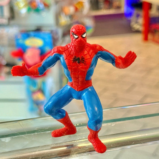Spider-Man PVC Rubber Figure (Marvel, Yolanda, Comics Spain, 1990) - PopCultGang