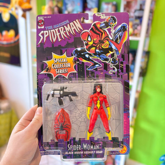 Spider - Man: Spider Woman - Black Widow Assault Gear (Action Figure) - PopCultGang