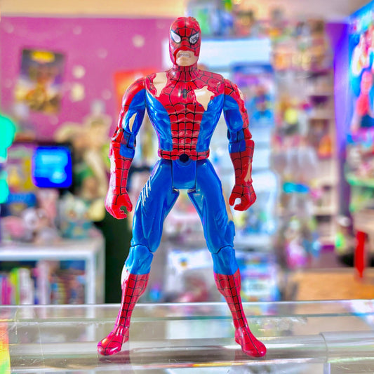 Spider - Man The Animated Series: Battle Ravaged Figure (ToyBiz, 1995) - PopCultGang
