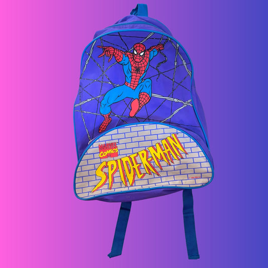 Spider - Man: The Animated Series - Purple School Backpack (Marvel, 90s) - PopCultGang