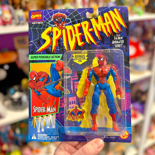 Spider - Man The Animated Series: Super Poseable Action Figure (MOC, 1994) - PopCultGang