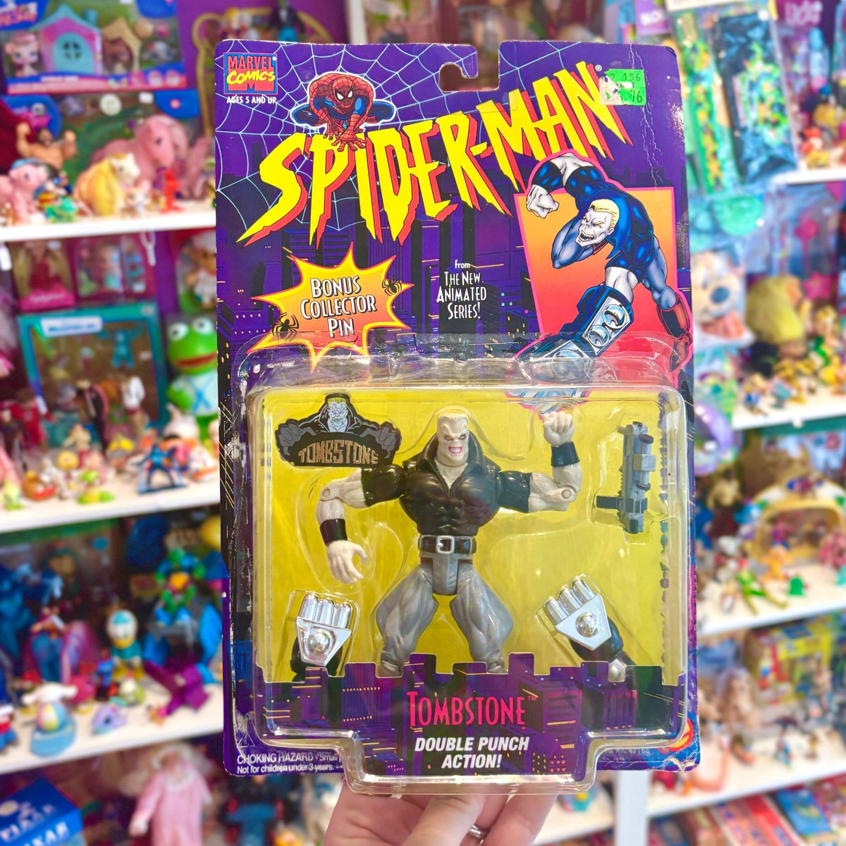 Spider-Man: The Animated Series - Tombstone Action Figure (MOC, 90s) - PopCultGang