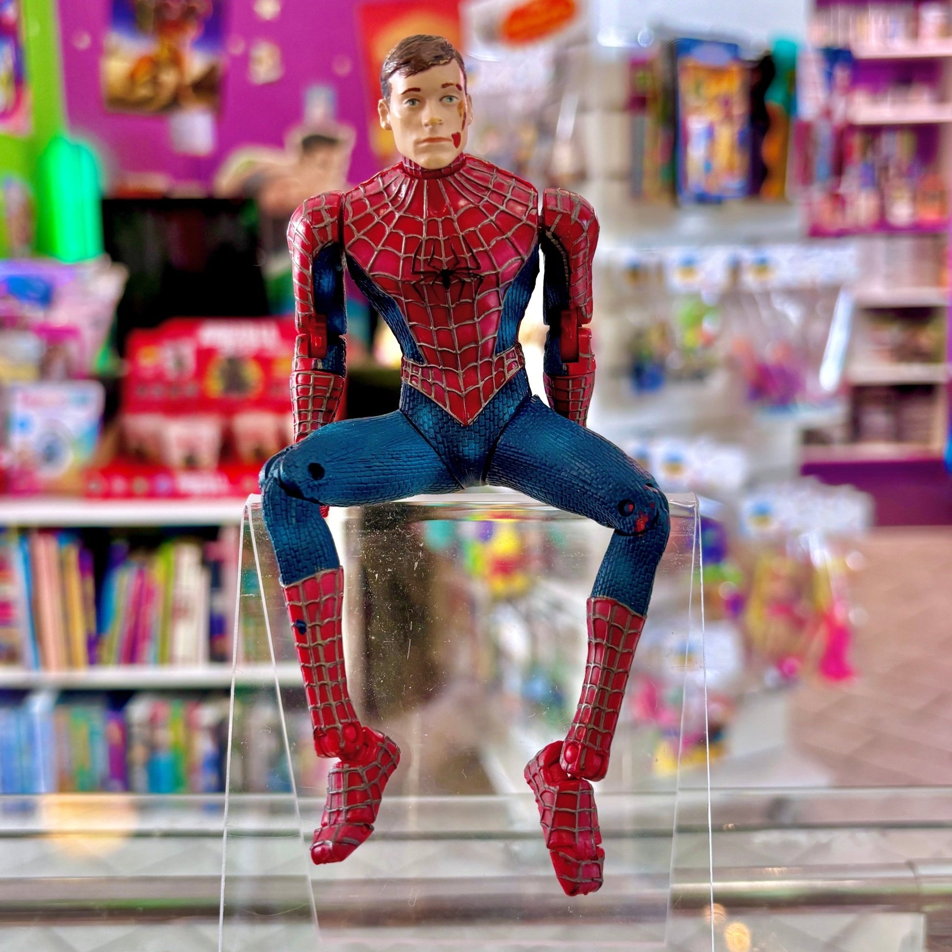 Spider - Man: The Movie - Power Punch Spider - Man Action Figure (Toby McGuire, ToyBiz, 2003) - PopCultGang
