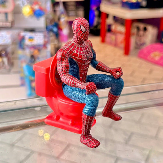 Spider-Man: The Movie -Sitting Spider-Man Action Figure (ToyBiz, 2003) - PopCultGang