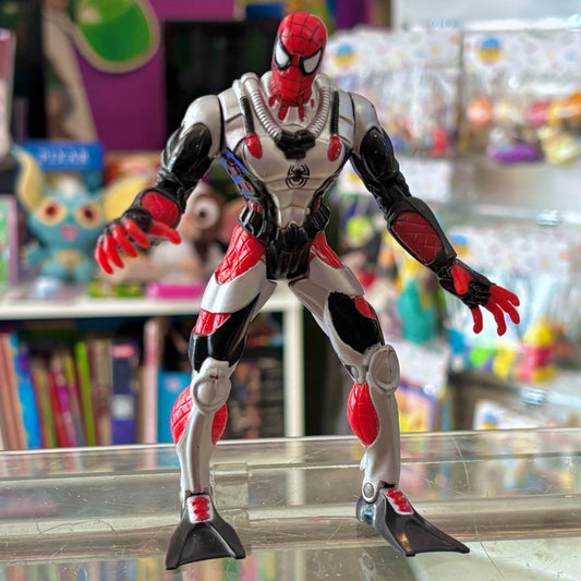 Spider-Man: Web Splashers -Sea-Diver Spider-Man Action Figure (ToyBiz, 1997) - PopCultGang