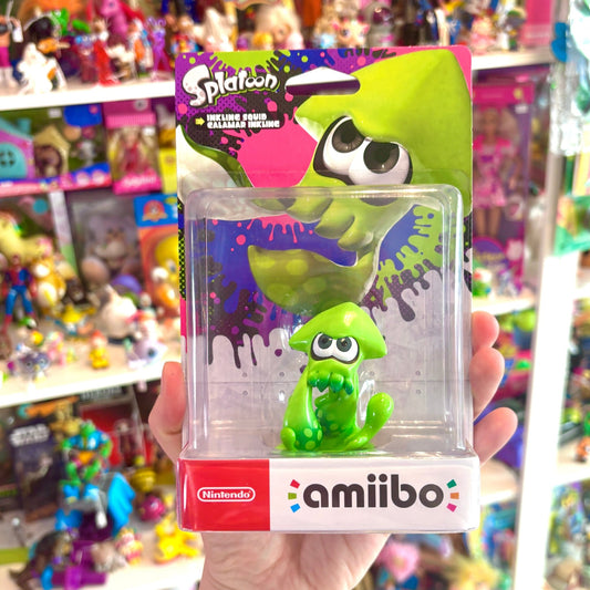 Splatoon: Green Inkling Squid Amiibo Figure (Nintendo) - PopCultGang