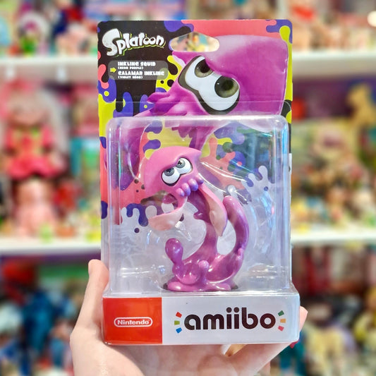 Splatoon: Neon Purple Inkling Squid Amiibo Figure (Nintendo) - PopCultGang