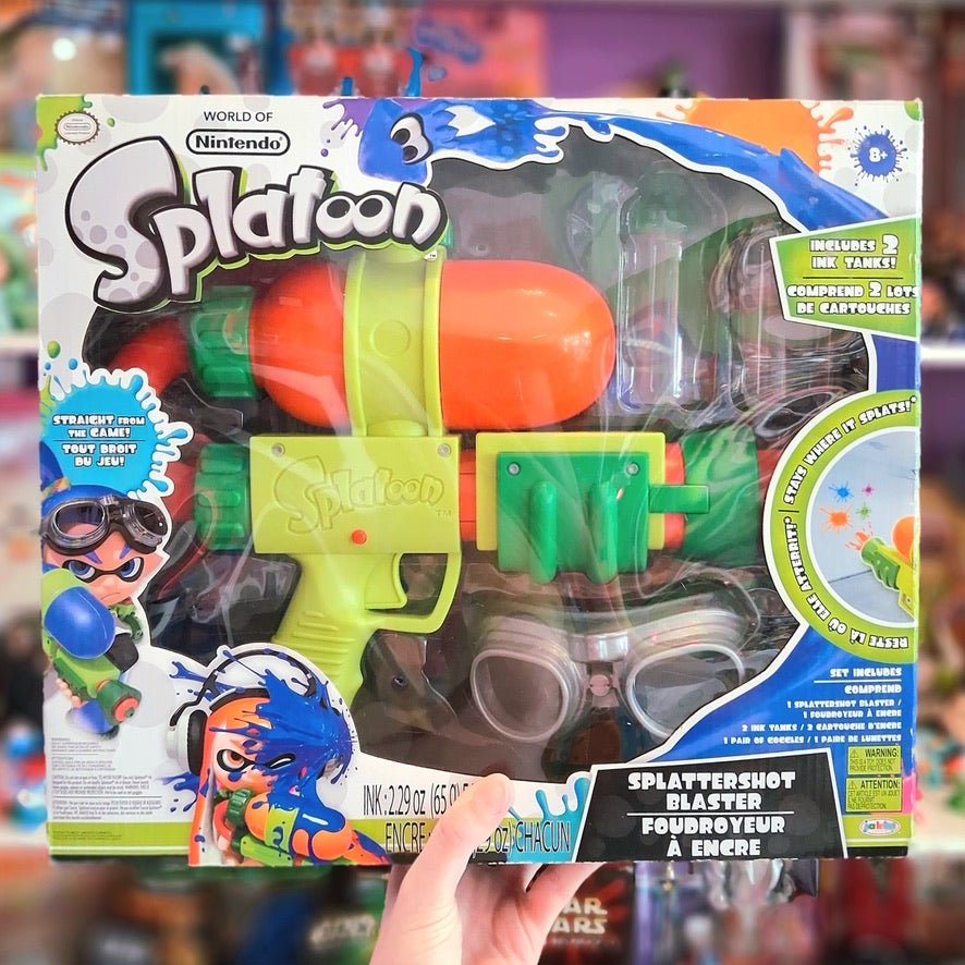Splatoon Splattershot Blaster Replica Water Gun (World of Nintendo) - PopCultGang