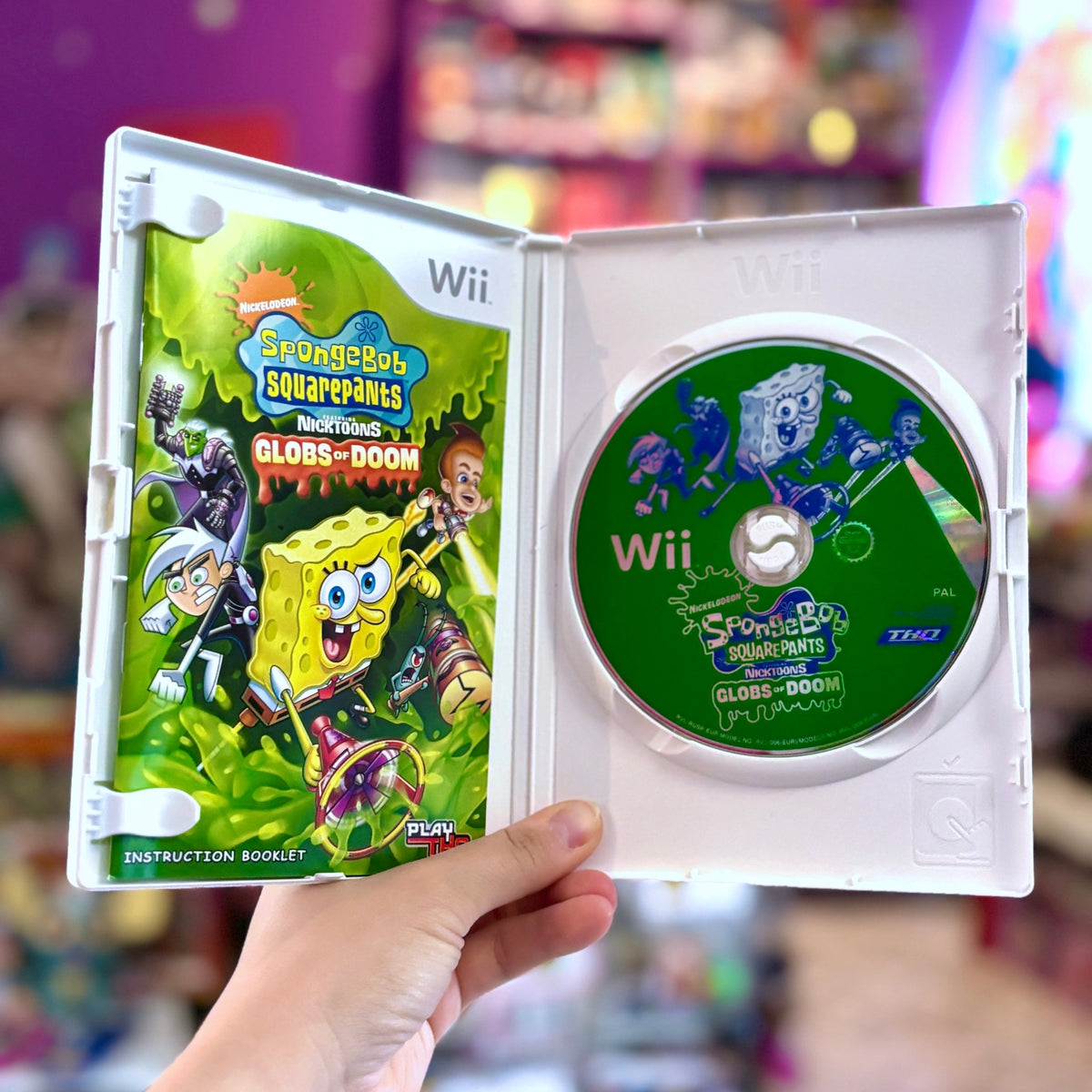 SpongeBob SquarePants featuring Nicktoons - Globs of Doom (Wii) - PopCultGang