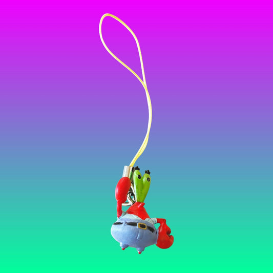 SpongeBob Squarepants: Mr. Krabs Phone Charm Gachapon (2000s) - PopCultGang