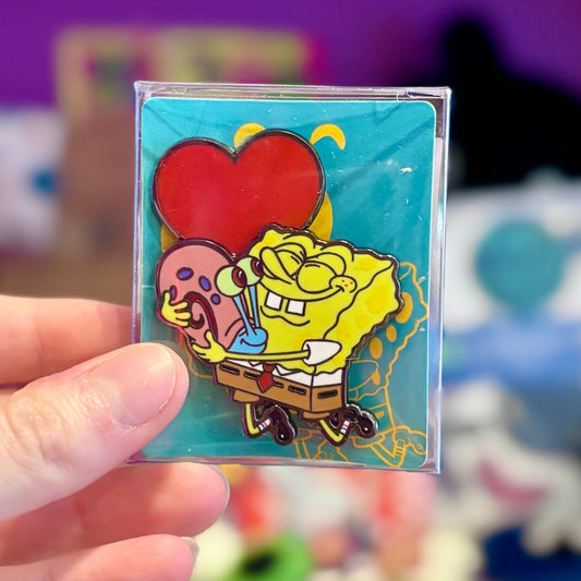SpongeBob SquarePants: SpongeBob & Gary Bobble Heart Pin Badge Heart 5 cm (YouTooz) - PopCultGang