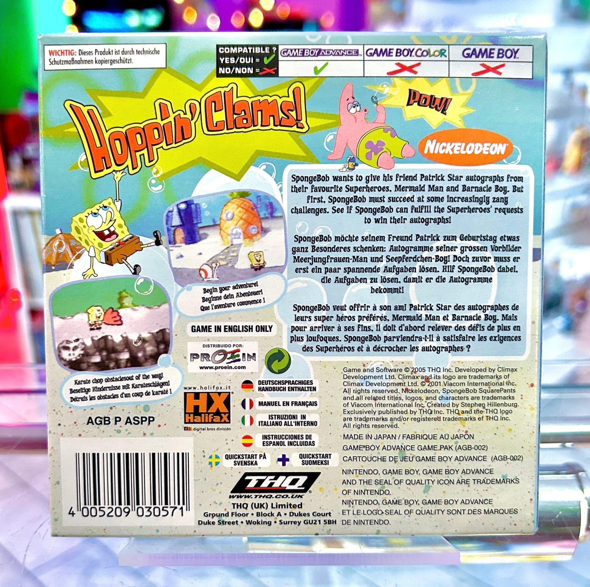 SpongeBob: Supersponge (Gameboy Advance) - PopCultGang
