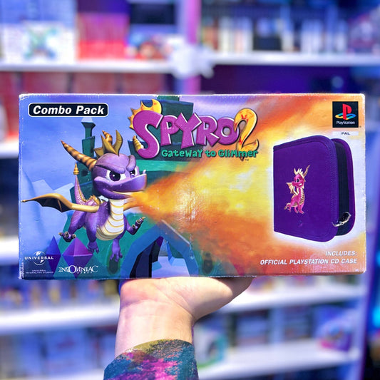 Spyro The Dragon 2: Playstation Case CD Holder Combo Pack (CIB, PS1) - PopCultGang