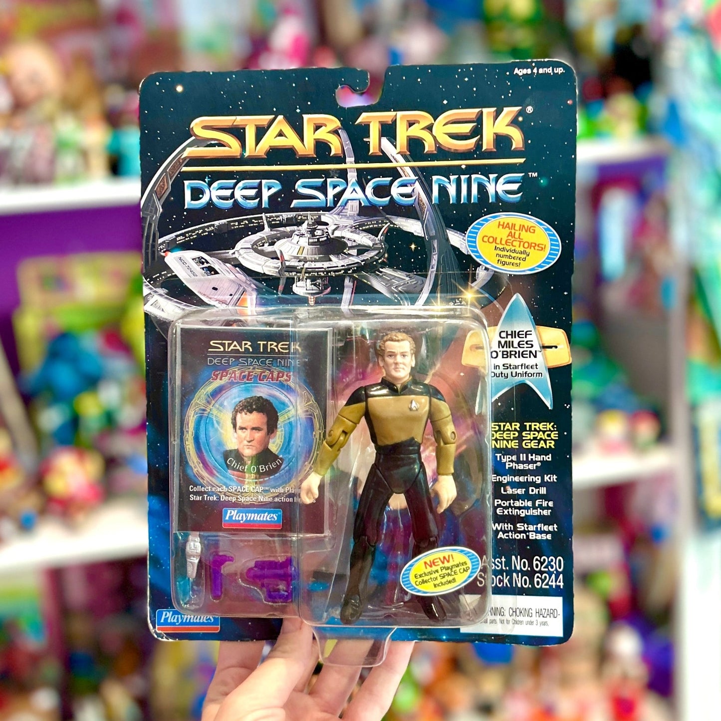 Star Trek: Deep Space Nine - Chief Miles O'Brien Figure (MOC, 1994) - PopCultGang