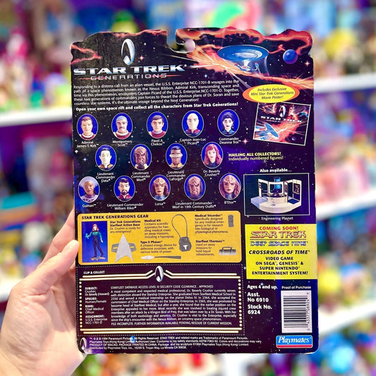 Star Trek: Generations - Doctor Beverly Crusher Figure (MOC, 1994) - PopCultGang