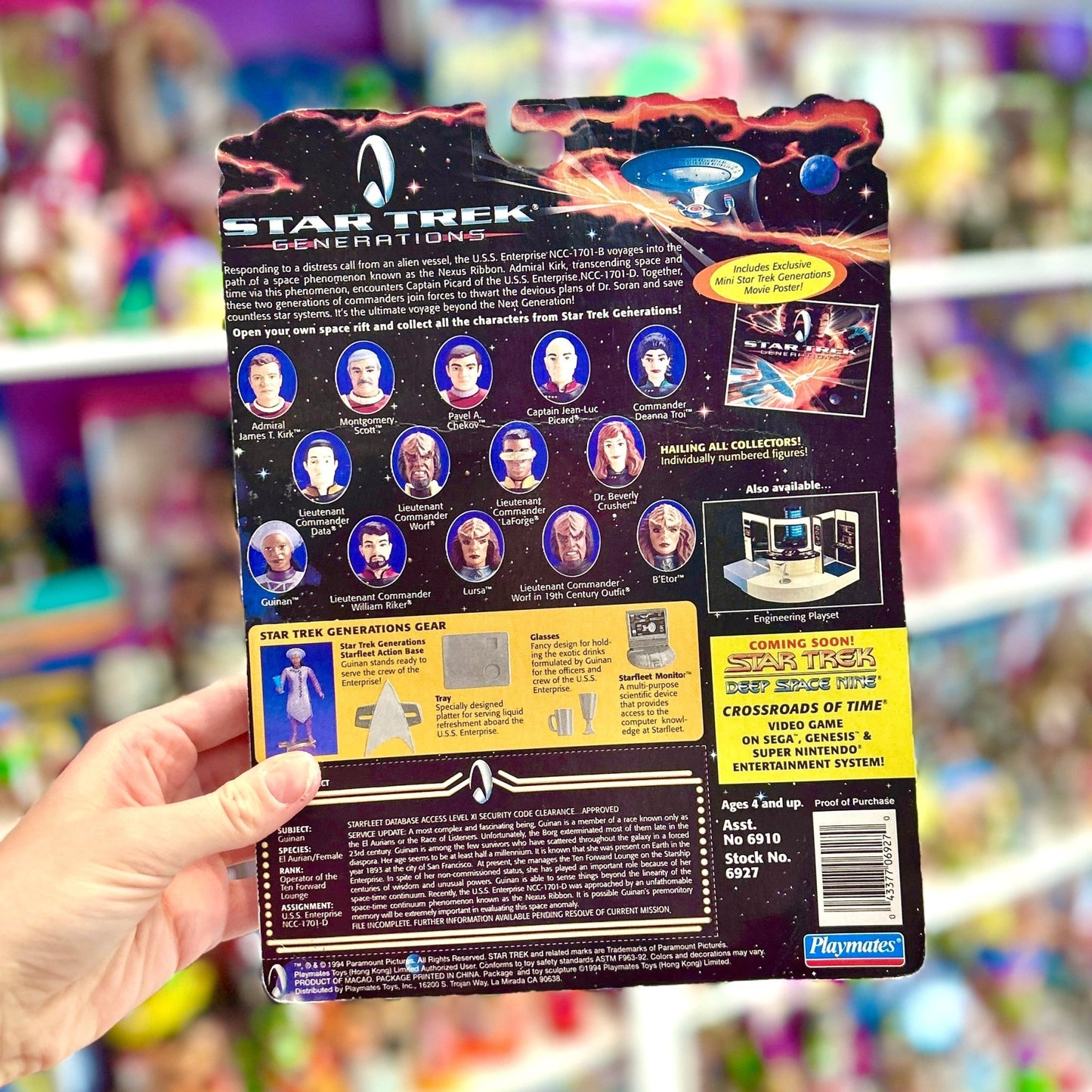 Star Trek: Generations - Guinan Figure (MOC, 1994) - PopCultGang