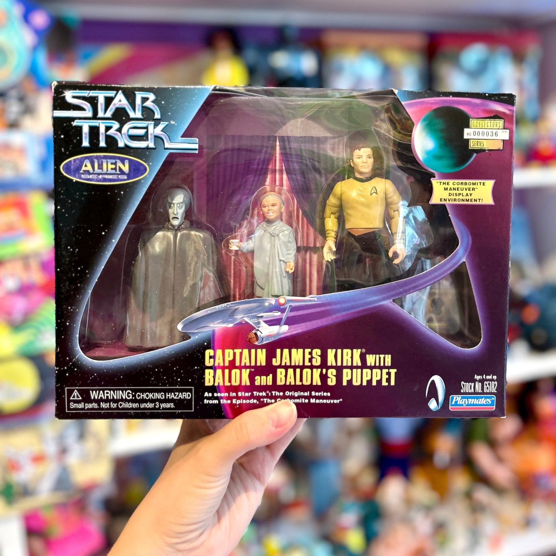 Star Trek: Holodeck Series - Captain James Kirk with Balok and Balok’s Puppet (90s) - PopCultGang