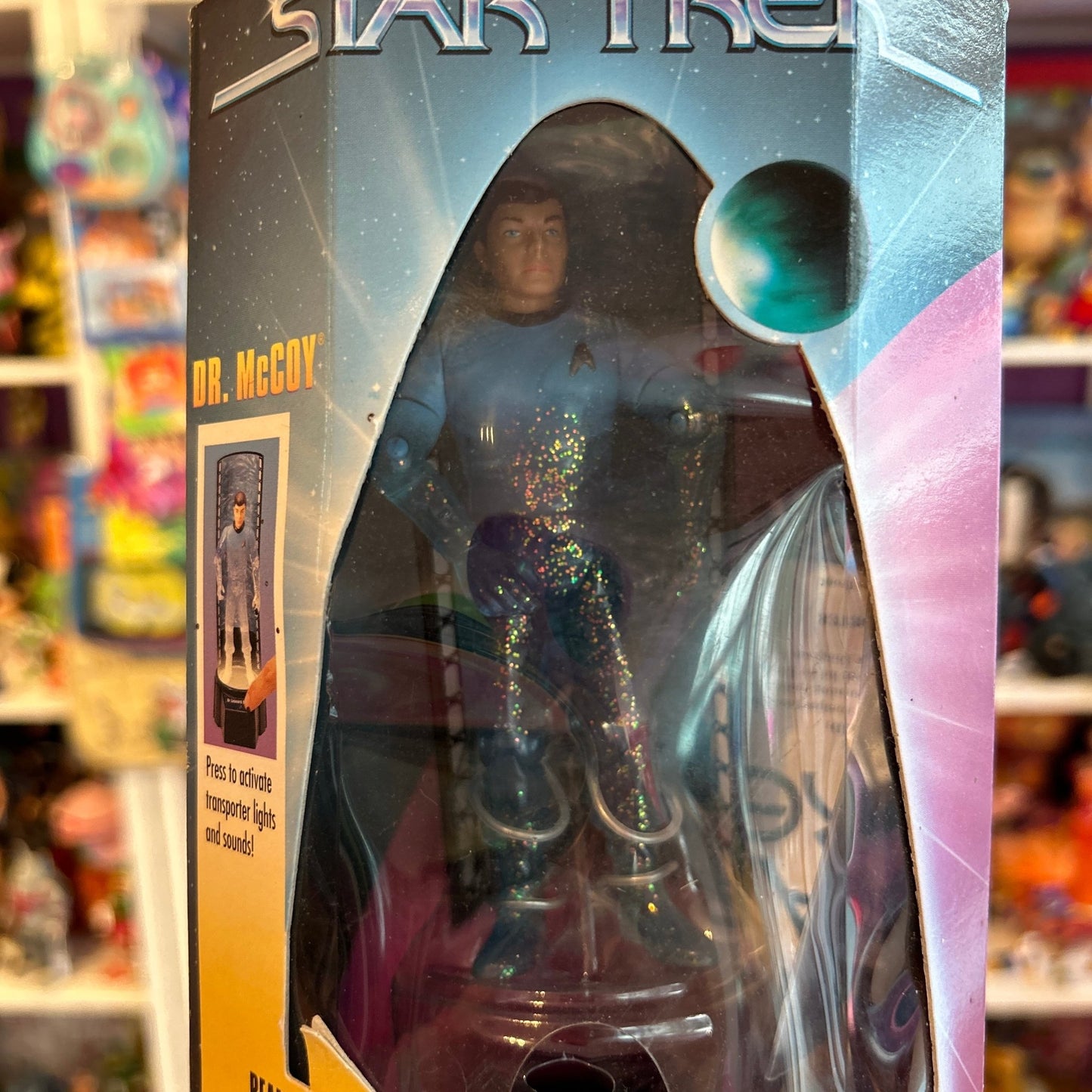 Star Trek: Transporter Series - Dr McCoy - “Beam Me up Scotty” figure - PopCultGang