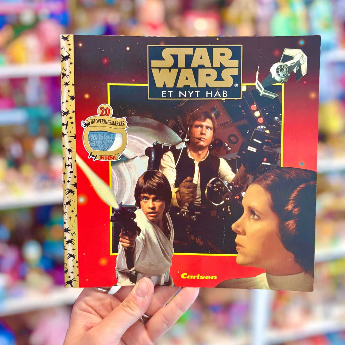 Star Wars: A New Hope - Storybook With Tattoos (unused, danish version, 1997) - PopCultGang