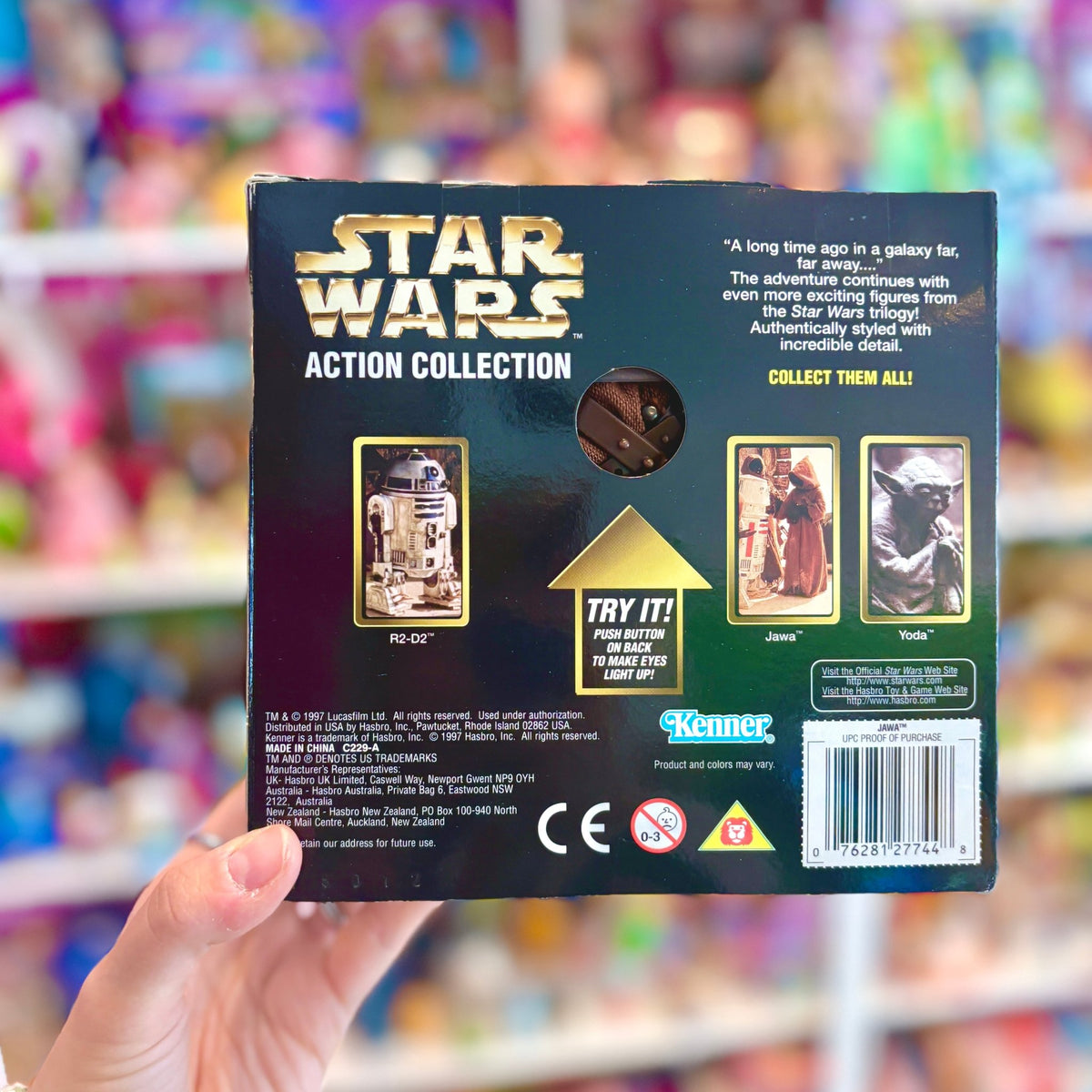 Star Wars: Action Collection - Jawa With Light-up Eyes Action Figure 15 cm (NIB, Kenner, 1997) - PopCultGang