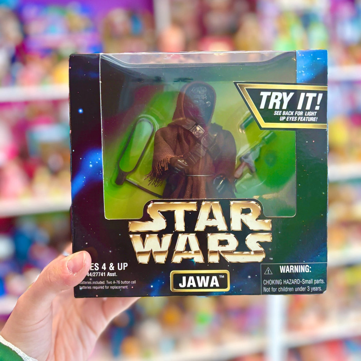 Star Wars: Action Collection - Jawa With Light-up Eyes Action Figure 15 cm (NIB, Kenner, 1997) - PopCultGang