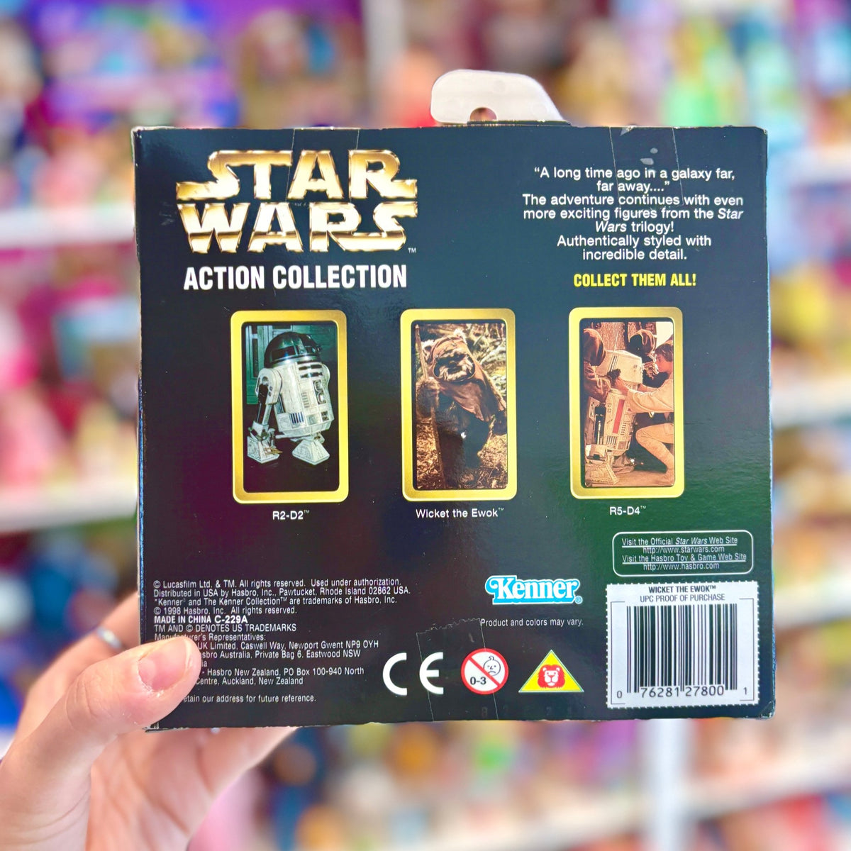 Star Wars: Action Collection - Wicket The Ewok Action Figure 15 cm (NIB, Kenner, 1998) - PopCultGang