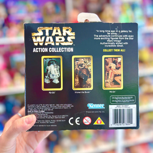 Star Wars: Action Collection - Wicket The Ewok Action Figure 15 cm (NIB, Kenner, 1998) - PopCultGang