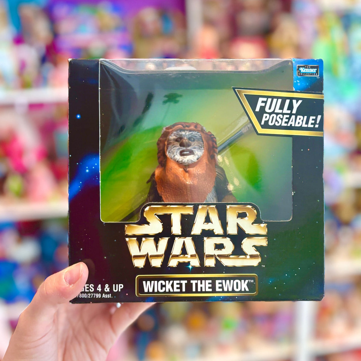 Star Wars: Action Collection - Wicket The Ewok Action Figure 15 cm (NIB, Kenner, 1998) - PopCultGang