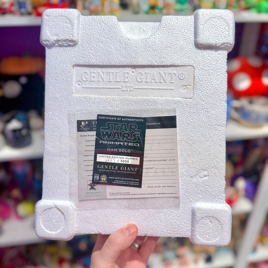 Star Wars: Animated - Han Solo Limited Edition Marquette Statue (2007) - PopCultGang