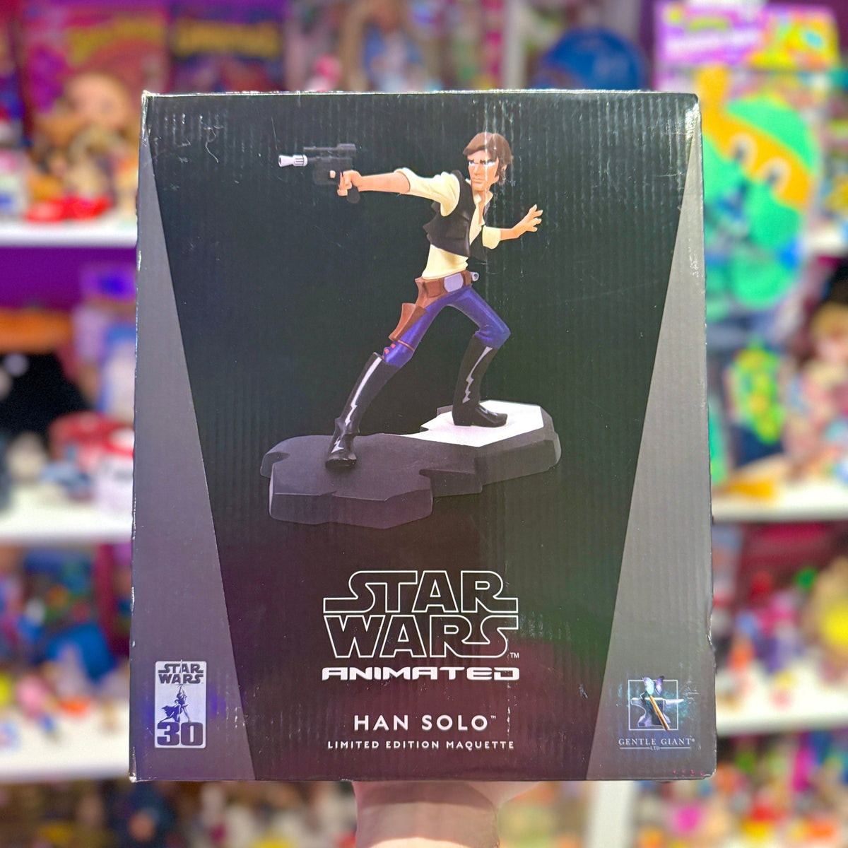Animated Han Star Wars: Animated - Han Solo Limited Edition Marquette Statue (2007 ...