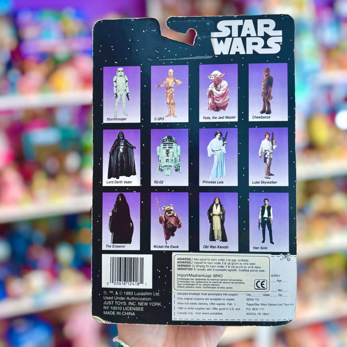 Star Wars: Bend-Ems Princess Leia Bendable Figure Action Figure (MOC, Just Toys, 1993) - PopCultGang