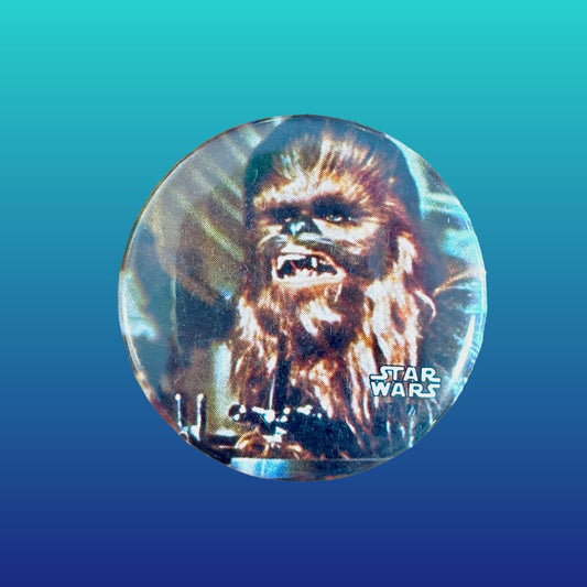 Star Wars: Chewbacca Pinback Badge (90s) - PopCultGang