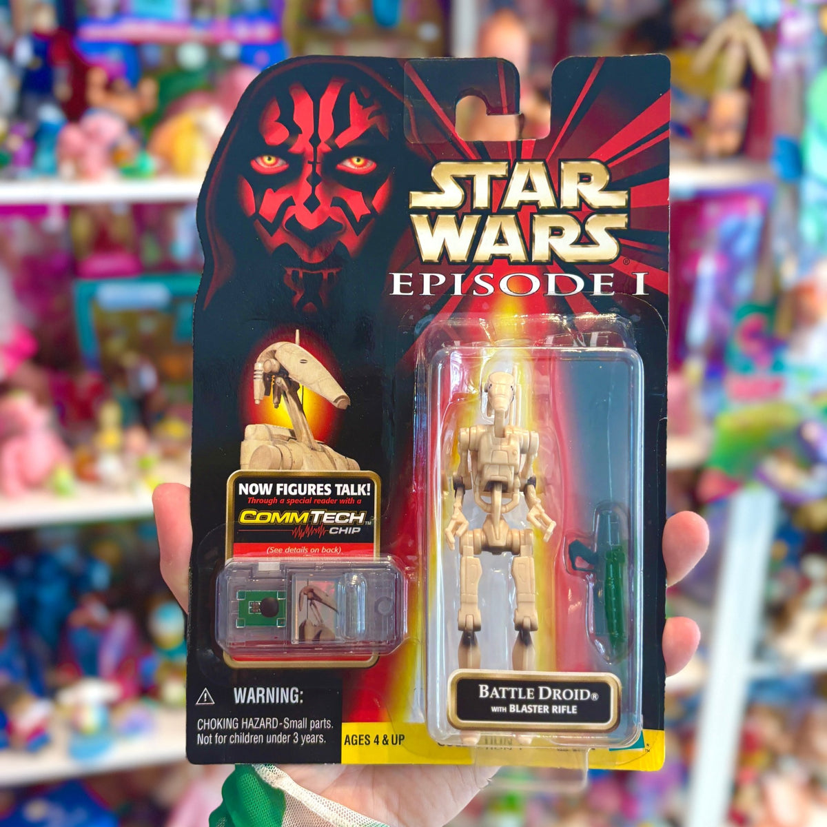 Star Wars: Episode 1 - Battle Droid Action Figure (MOC, Hasbro, 1999) - PopCultGang