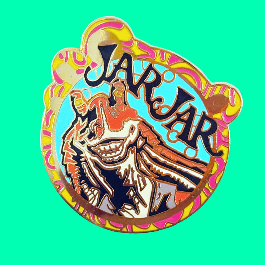Star Wars Episode 1: Jar Jar Binks Enamel Pin (1999) - PopCultGang