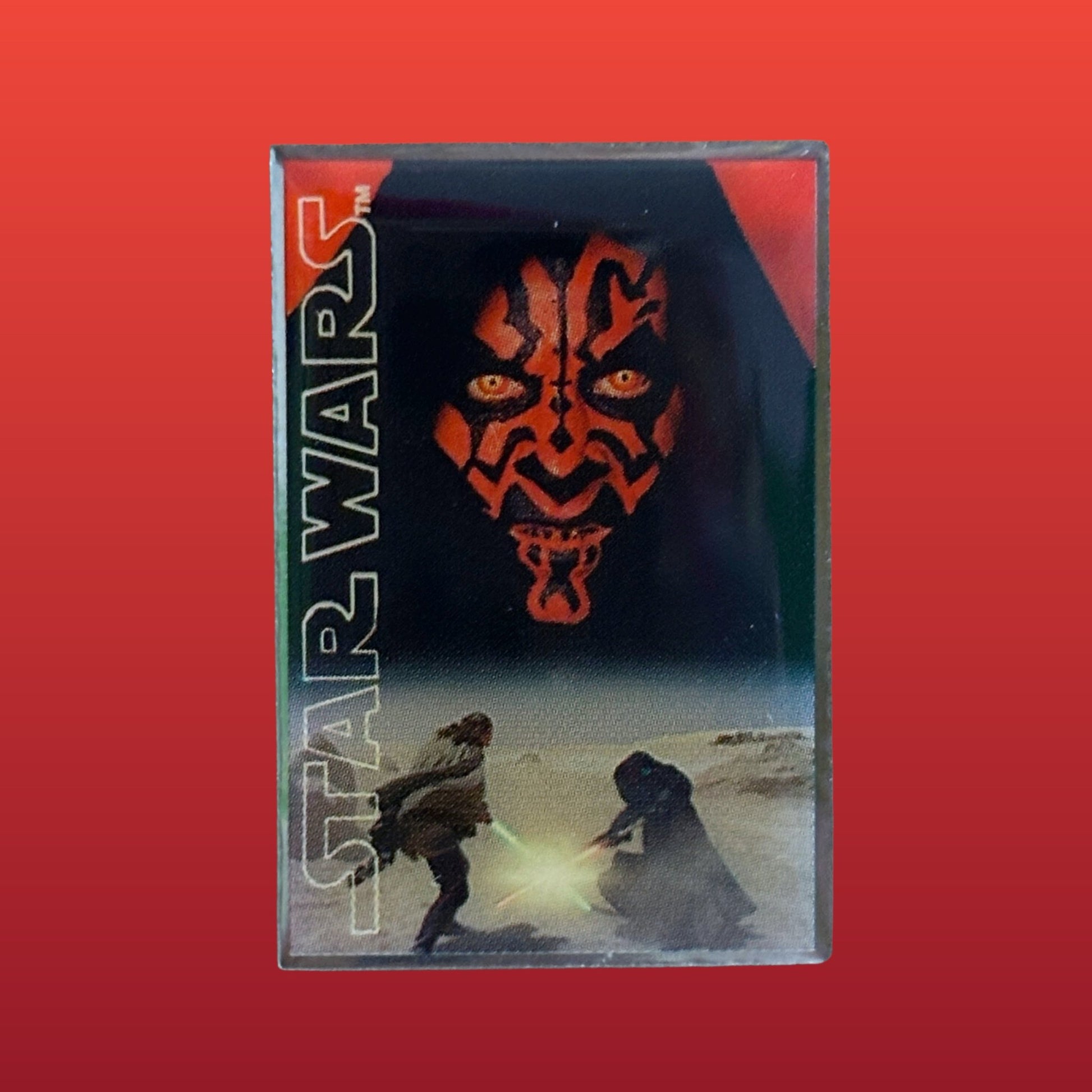 Star Wars Episode 1 Phantom Menace Darth Maul Promotional Pin Badge (LucasFilm, 1999) - PopCultGang