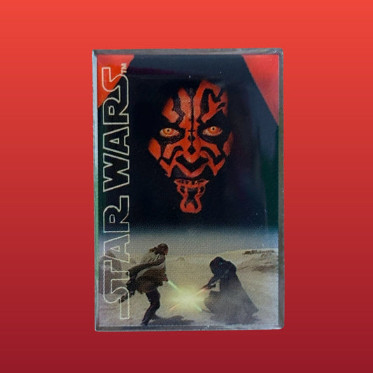 Star Wars Episode 1 Phantom Menace Darth Maul Promotional Pin Badge (LucasFilm, 1999) - PopCultGang