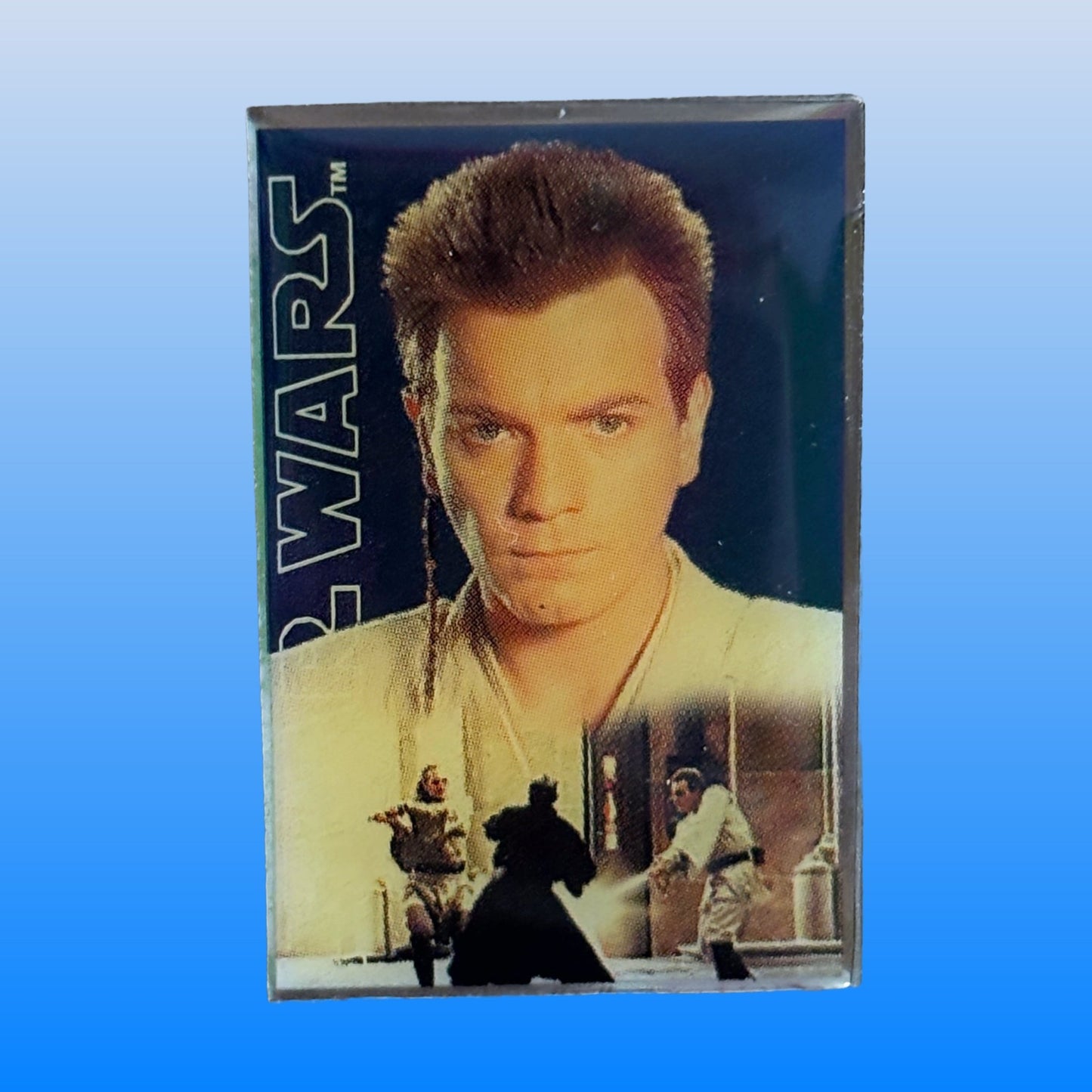 Star Wars Episode 1 Phantom Menace Obi-Wan Kenobi Promotional Pin Badge (LucasFilm, 1999) - PopCultGang