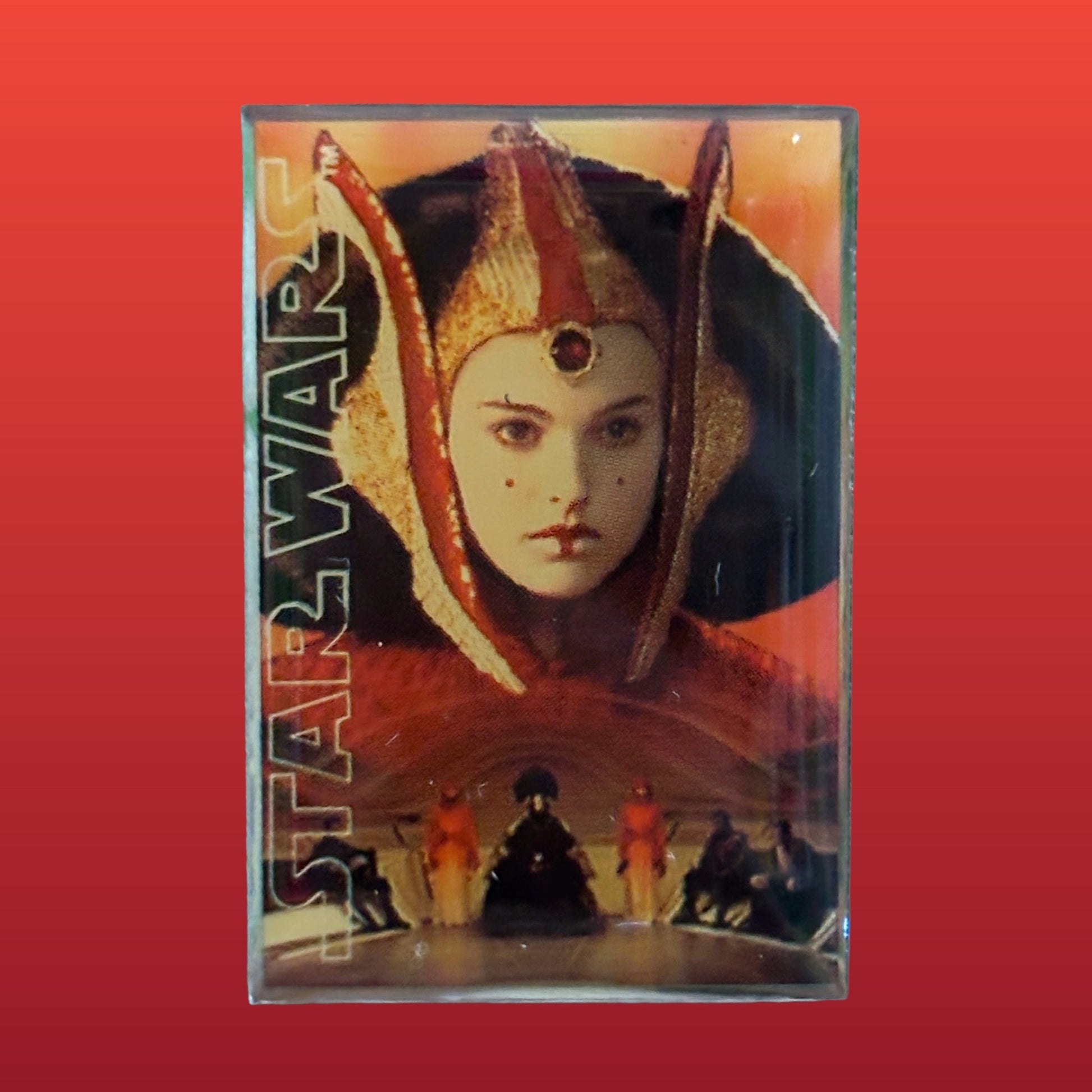 Star Wars Episode 1 Phantom Menace Queen Amidala Promotional Pin Badge (LucasFilm, 1999) - PopCultGang