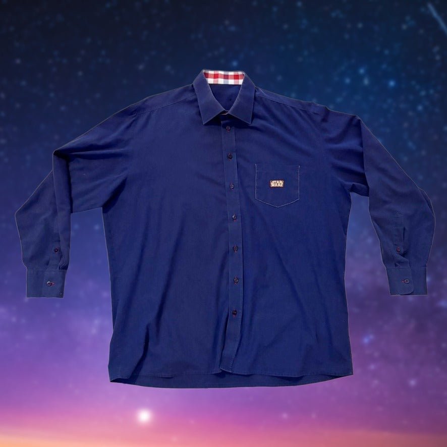 Star Wars Episode 1: Upcycled Black Button - Up Shirt (FARVEFYLDT x POPCULTGANG) - PopCultGang