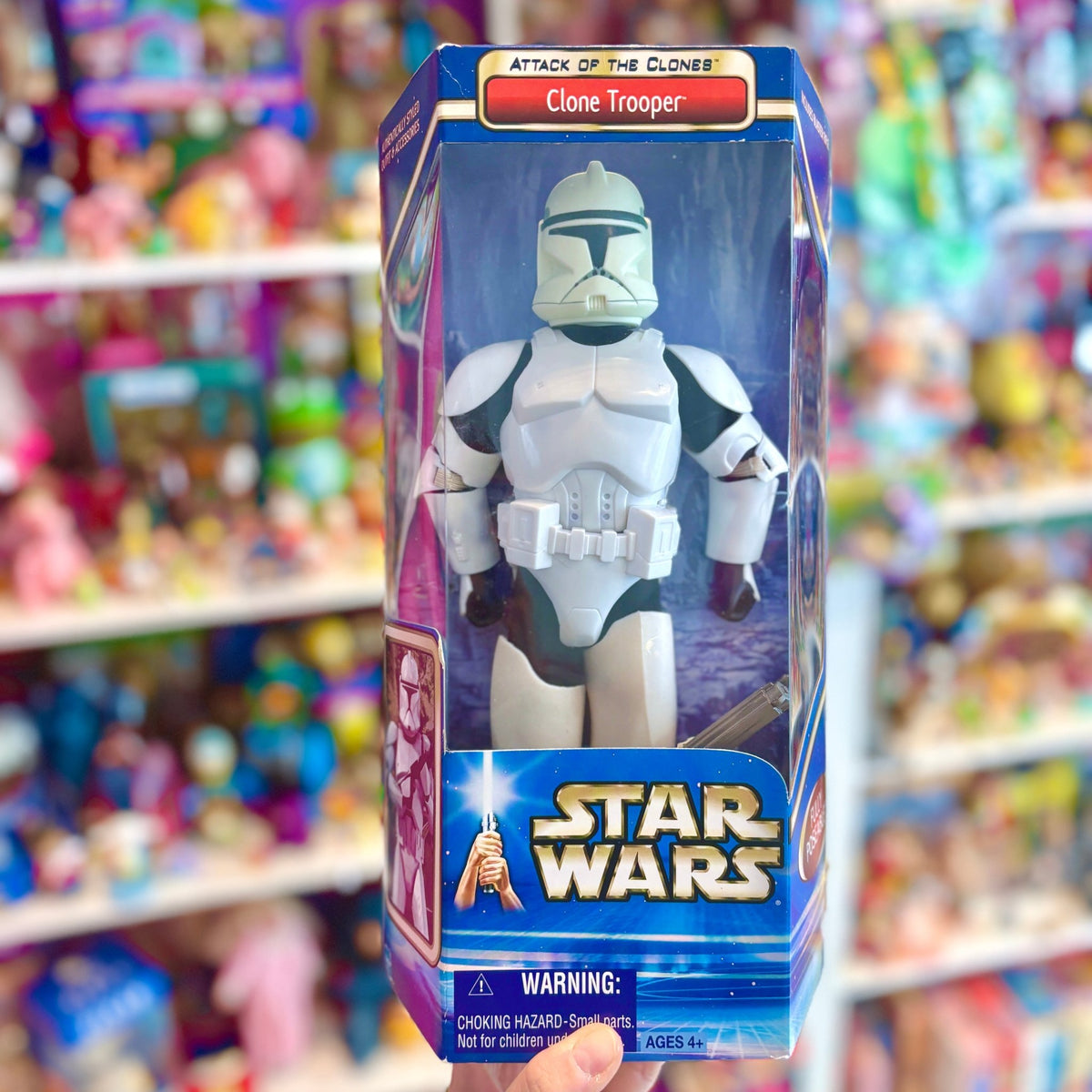 Star Wars: Episode 2 Attack of The Clones - Clone Trooper Action Figure Doll 30 cm (Hasbro, 2002) - PopCultGang