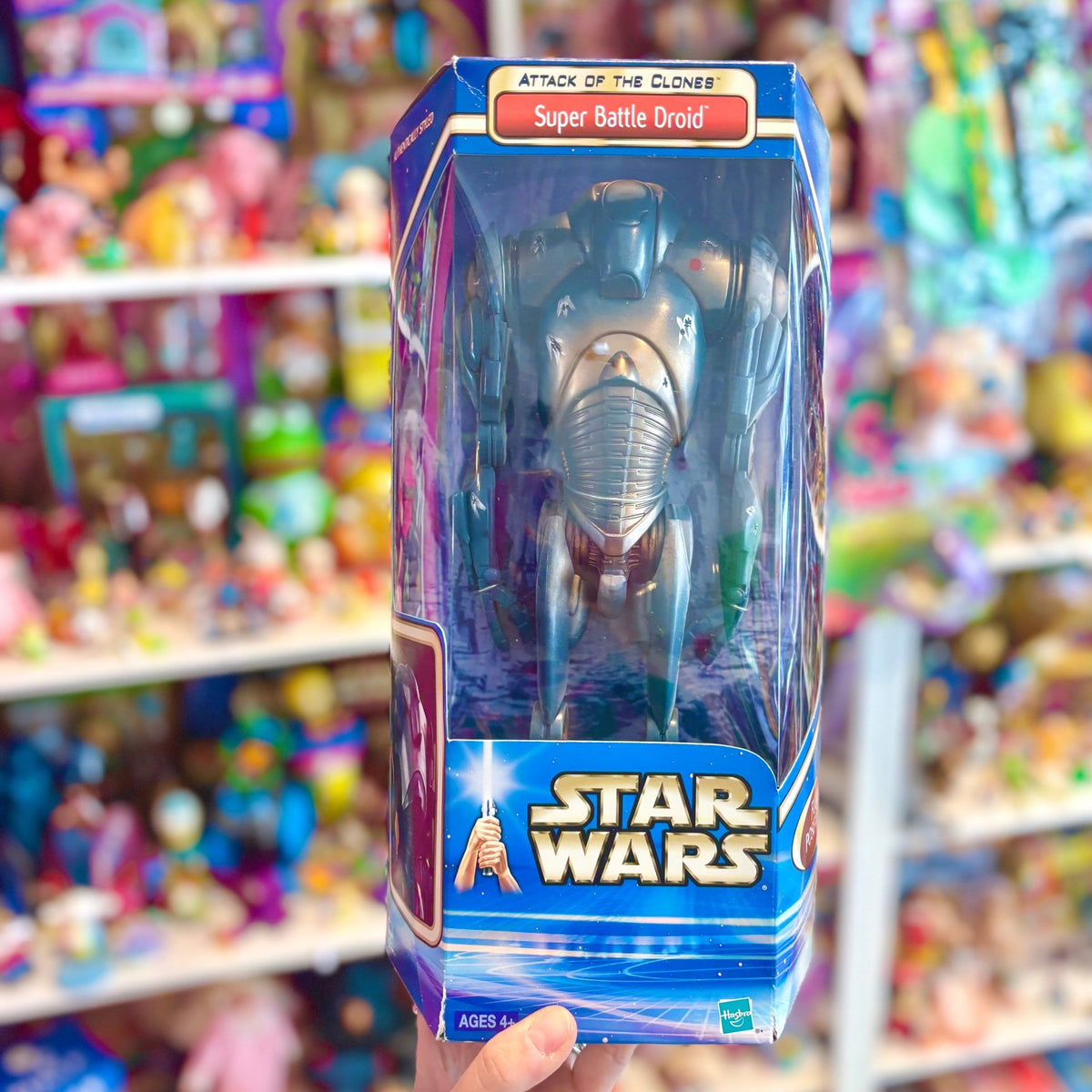 Star Wars: Episode 2 Attack of The Clones - Super Battle Droid Action Figure Doll 30 cm (Hasbro, 2002) - PopCultGang