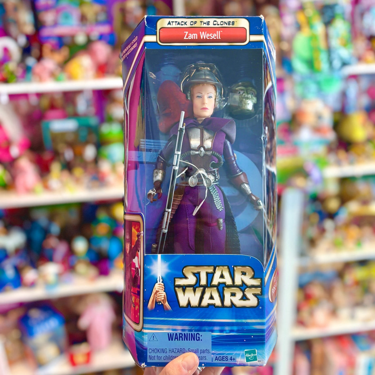 Star Wars: Episode 2 Attack of The Clones - Zam Wesell Action Figure Doll 30 cm (Hasbro, 2002) (Copy) - PopCultGang