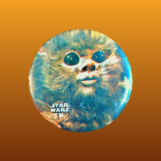 Star Wars: Ewok Pinback Badge (90s) - PopCultGang
